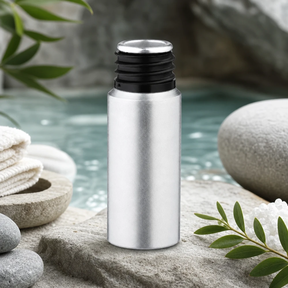Leichte 20ml gebeizte Aluflasche mit optimaler Portionsgröße für Reise und Camping