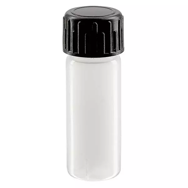 Probenflasche 5ml hergestellt aus PE-LD, natur komplett Probenflasche 5ml hergestellt aus PE-LD, natur komplett