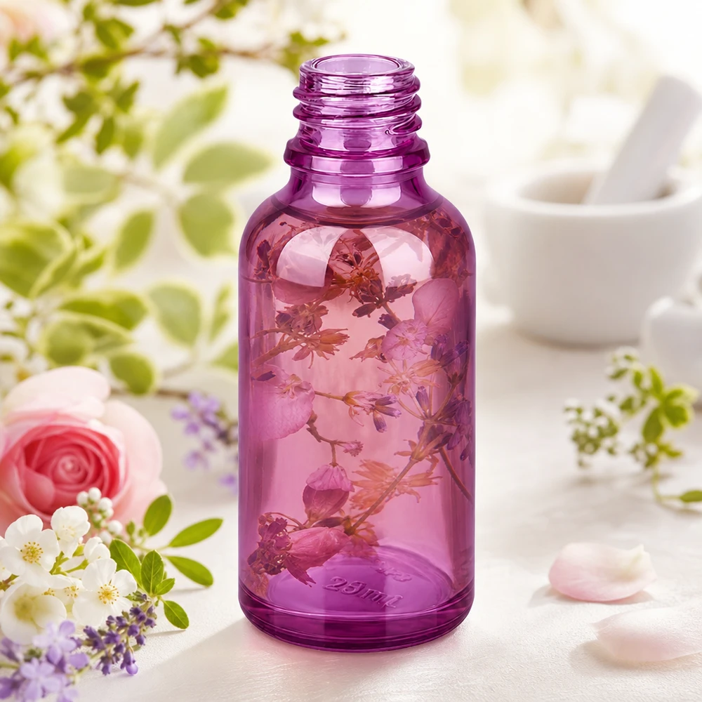30ml Apothekenflasche PurpleLine UT18/30 UNiTWIST PurpleLine 30ml Apothekerglas mit matter Oberfläche und professionellem Design