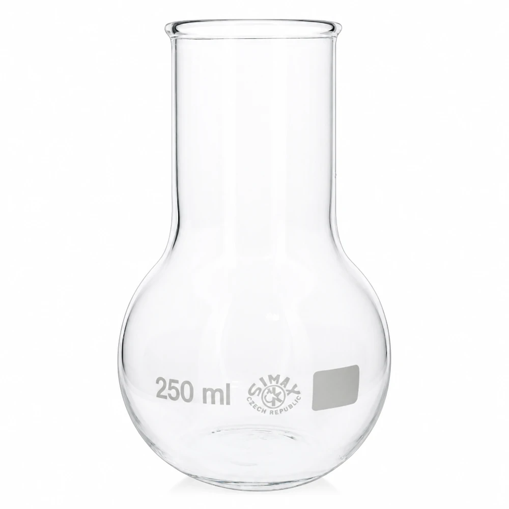 Borosilikat Stehkolben 250ml Weithals hitzebeständig für Laborbedarf