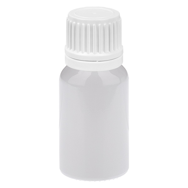 10ml Flasche 11mm Schraubverschluss weiß Originalitätsverschluss WhiteLine UT18/10