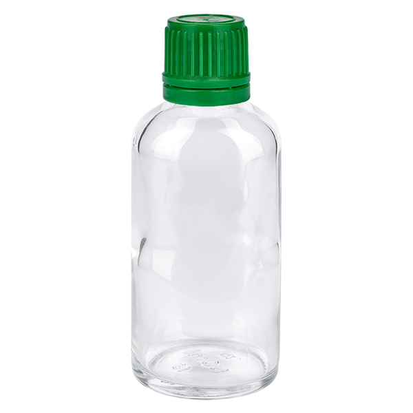 50ml Flasche 11mm Schraubverschluss grün Originalitätsverschluss ClearLine UT18/50 50ml Flasche 11mm Schraubverschluss grün Originalitätsverschluss ClearLine UT18/50