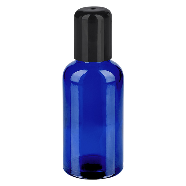 50ml Roll-On Flasche schwarz Standardverschluss BlueLine UT18/50