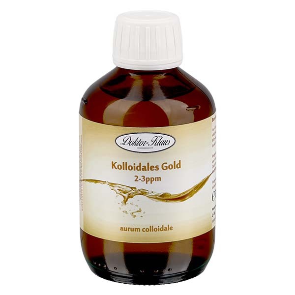 200 ml Kolloidales Gold Doktor-Klaus,2-3ppm,Braunglasflasche 200 ml Kolloidales Gold Doktor-Klaus,2-3ppm,Braunglasflasche