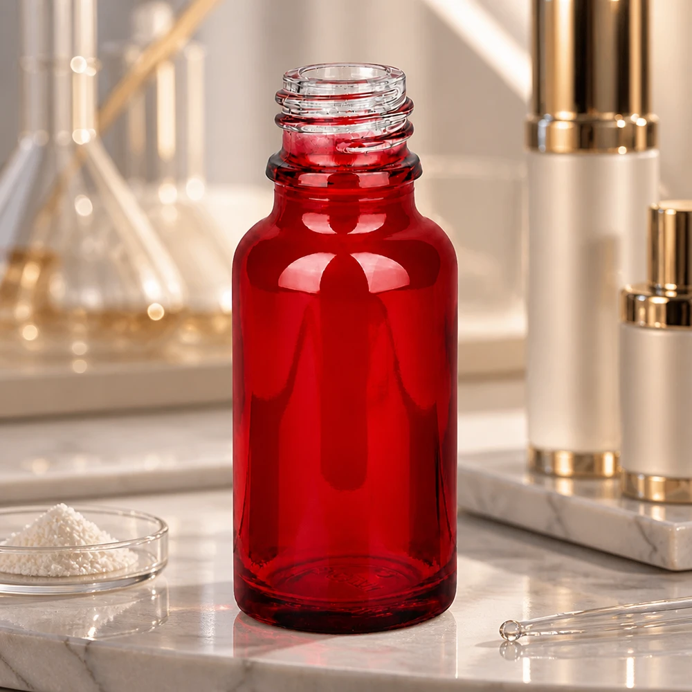 20ml Apothekenflasche RedLine UT18/20 UNiTWIST Vielseitige 20ml RedLine Apothekenflasche UT18/20 UNiTWIST für Tropfen Seren und flüssige Wirkstoffe