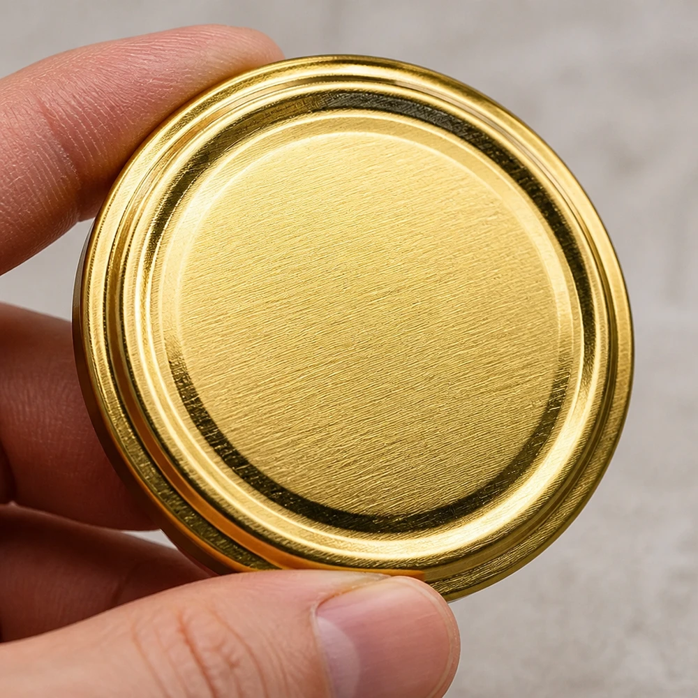 63mm BasicSeal Deckel gold (TO63) UNiTWIST 63mm Standarddeckel TO63 gold für Einmachgläser mit Sicherheitsverschluss BasicSeal