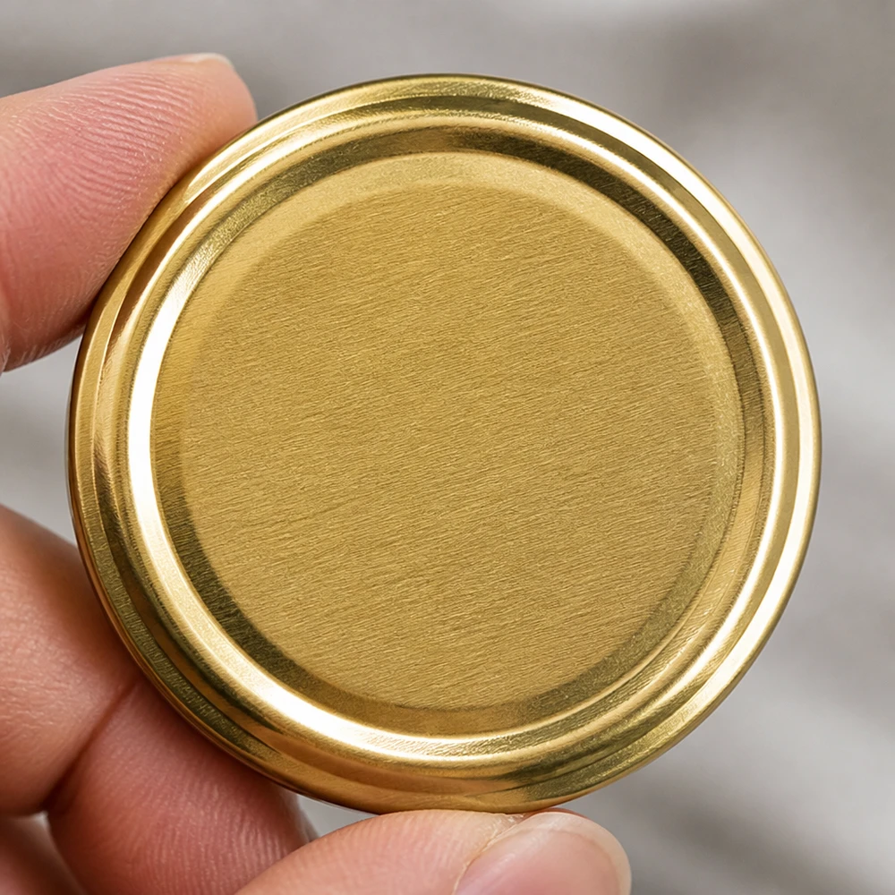 UNiTWIST Twist-Off-Deckel TO66 Metalldeckel gold gebürstete Oberfläche BioSeal unitemp