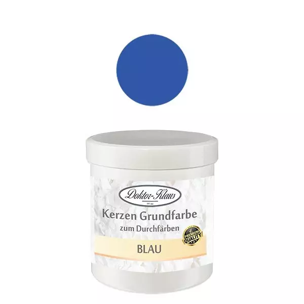 Doktor-Klaus Kerzengrundfarbe Blau, 7gr, in Dose Doktor-Klaus Kerzengrundfarbe Blau, 7gr, in Dose