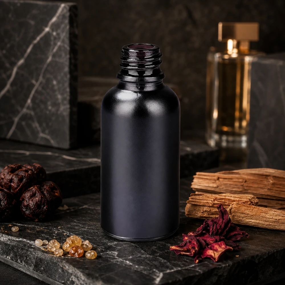 30ml Apothekerflasche BlackLine UT18/30 UNiTWIST Stilvolle 30ml Glasflasche BlackLine UT18/30 mit elegantem Design für pharmazeutische Anwendungen