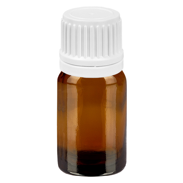 5ml Flasche 11mm Schraubverschluss weiß Originalitätsverschluss BrownLine UT18/5