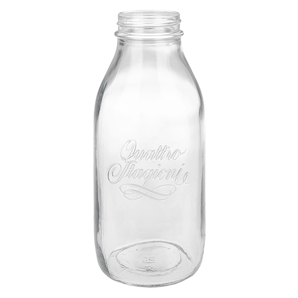 1000ml Glasflasche "Quattro Stagioni" QS56mm