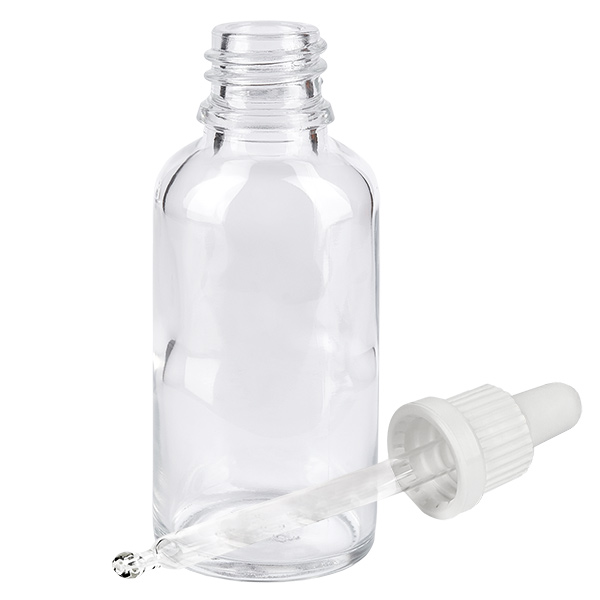 30ml Pipettenflasche weiß Originalitätsverschluss ClearLine UT18/30 30ml Pipettenflasche weiß Originalitätsverschluss ClearLine UT18/30
