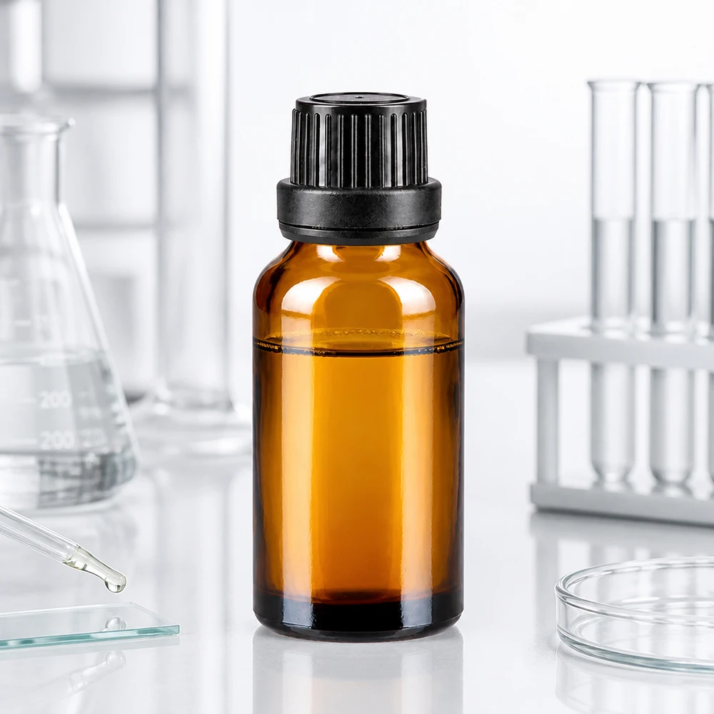 Apothekenflasche braun 20ml Tropfverschluss Giessring 2mm schwarz Originalitätsverschluss Lichtgeschützte 20ml Glasflasche bernsteinfarben mit präzisem 2mm Tropfeinsatz und OV-Kappe