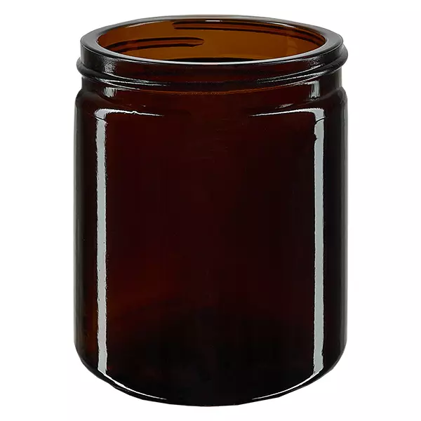 180ml Glastiegel. braun ohne Deckel, Gewinde 63mm/R3 ApoGlas 180ml Glastiegel. braun ohne Deckel, Gewinde 63mm/R3 ApoGlas