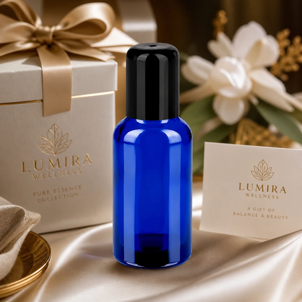 Professionelle 30ml Roll-On Flasche STD BlueLine UT18/30 für Kosmetikhersteller und Aromatherapie