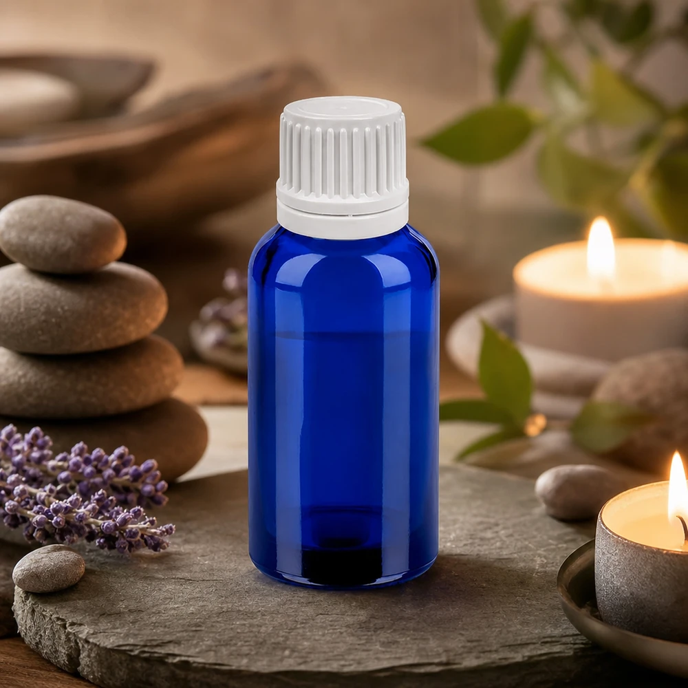 30ml Tropfflasche 0.7mm weiß Originalitätsverschluss BlueLine UT18/30 Ergonomische 30ml Tropfflasche mit griffigem Design für einfache Handhabung und Dosierung