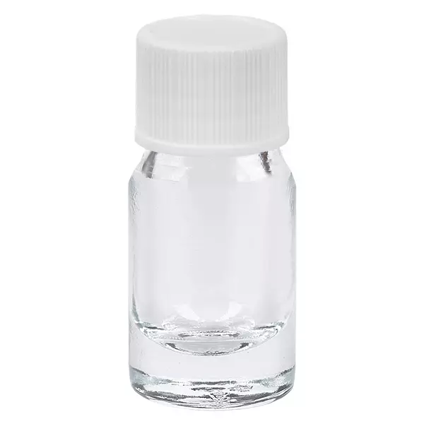 5ml Flasche 11mm Schraubverschluss weiß Standard ClearLine UT18/5 5ml Flasche 11mm Schraubverschluss weiß Standard ClearLine UT18/5