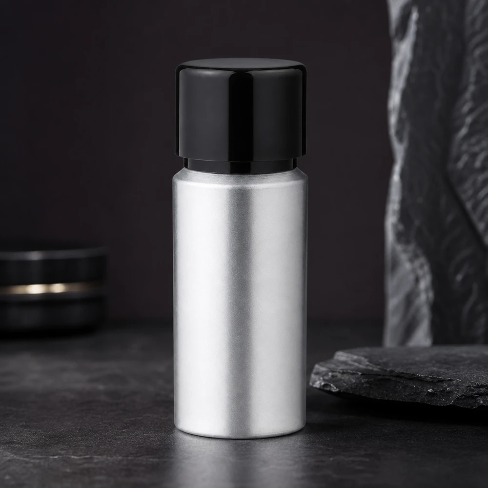 Dichte 20ml Aluminiumflasche mit Schraubdeckel - auslaufsicher für sichere Lagerung