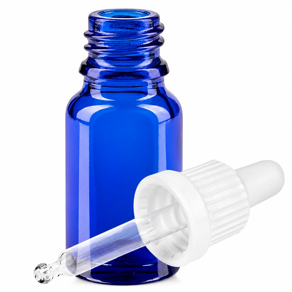 10ml Pipettenflasche weiß Originalitätsverschluss BlueLine UT18/10