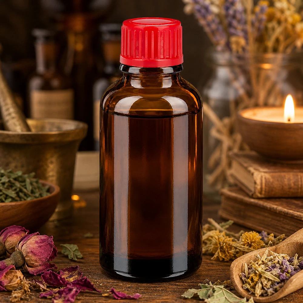 30ml Flasche 11mm Schraubverschluss rot Standard BrownLine UT18/30 Lichtundurchlässige 30ml Flasche aus Braunglas schützt empfindliche Inhaltsstoffe vor Oxidation