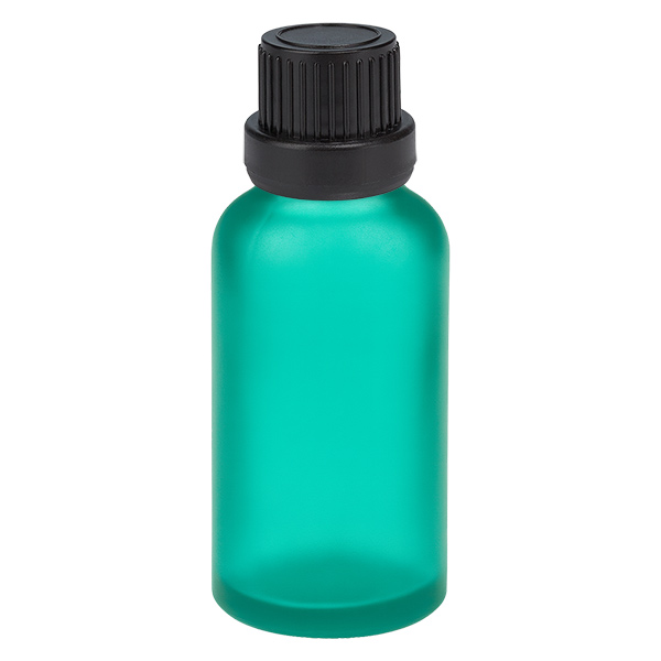 30ml Flasche 11mm Schraubverschluss schwarz Originalitätsverschluss GreenLine UT18/30