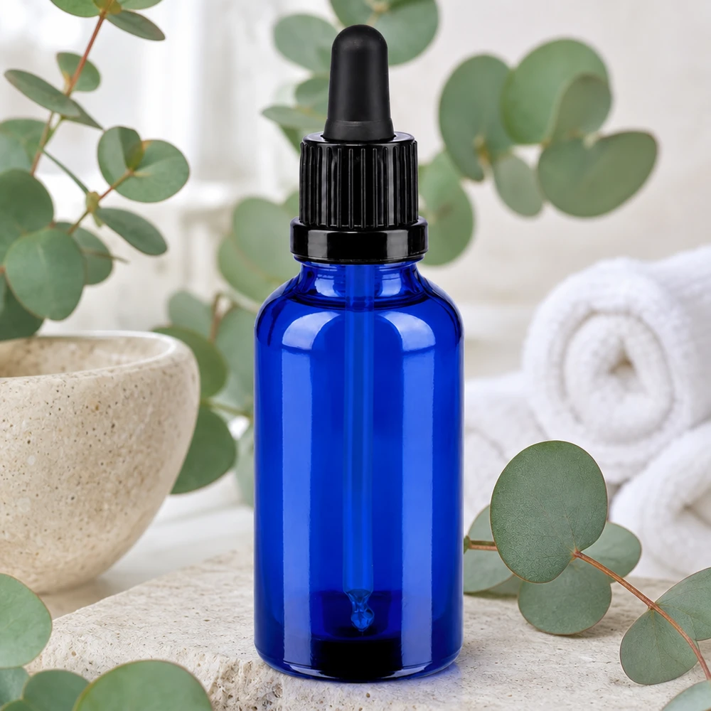 30ml Pipettenflasche schwarz Originalitätsverschluss BlueLine UT18/30 30ml Tropfenflasche aus stabilem Glas mit kindersicherem Verschluss für den Hausgebrauch