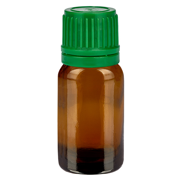10ml Flasche 11mm Schraubverschluss grün Originalitätsverschluss BrownLine UT18/10