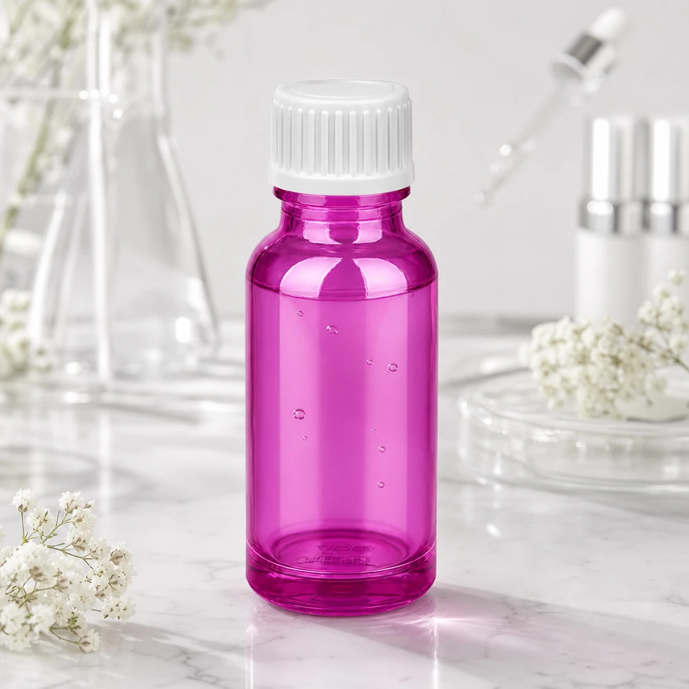 Violette 20ml Tropfflasche mit Standardgewinde für professionelle Anwendungen