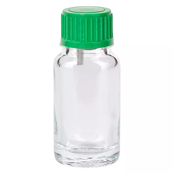 10ml Tropfflasche 0.8mm grün Standardverschluss ClearLine UT18/10