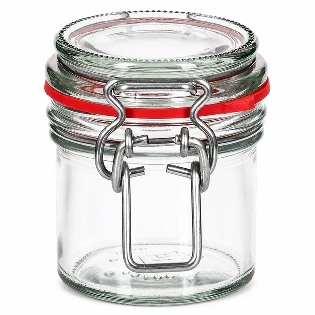 135-ml-Drahtbügelglas Typ G mit Gummiring