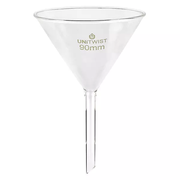 Glastrichter ø90mm Borosilikat UNiTWIST