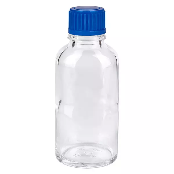 30ml Flasche 11mm Schraubverschluss blau Standard ClearLine UT18/30
