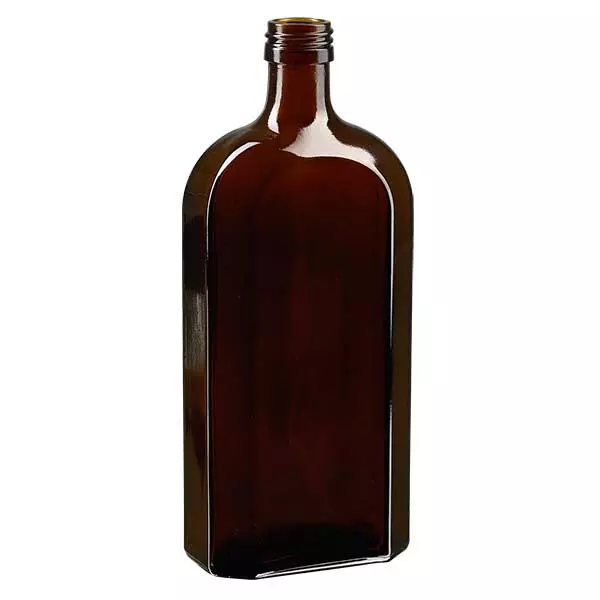 500 ml Meplatflasche braun PP28 500 ml Meplatflasche braun PP28