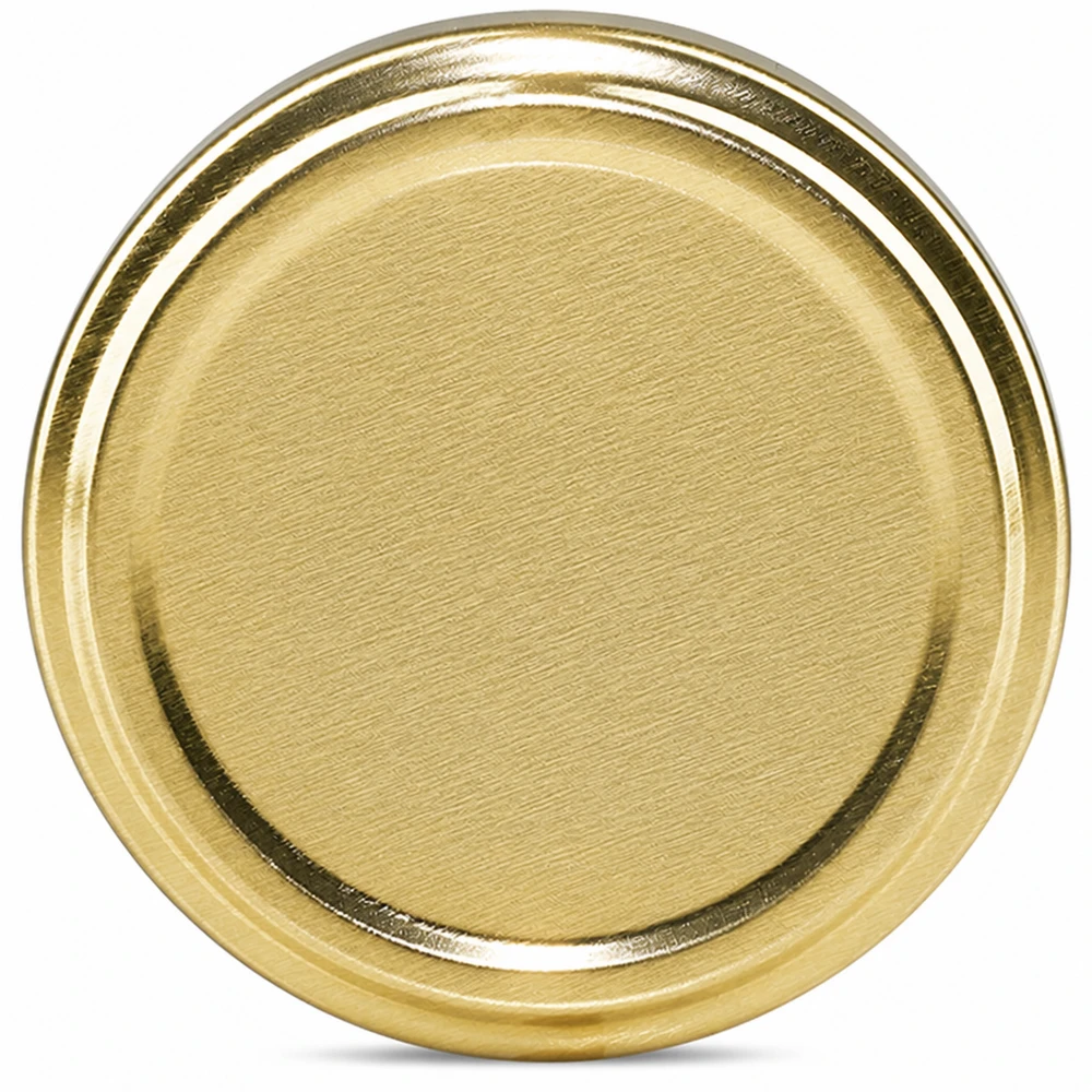 Goldener TO43 Schraubdeckel UNiTWIST BioSeal unitemp für Marmeladen und Konserven