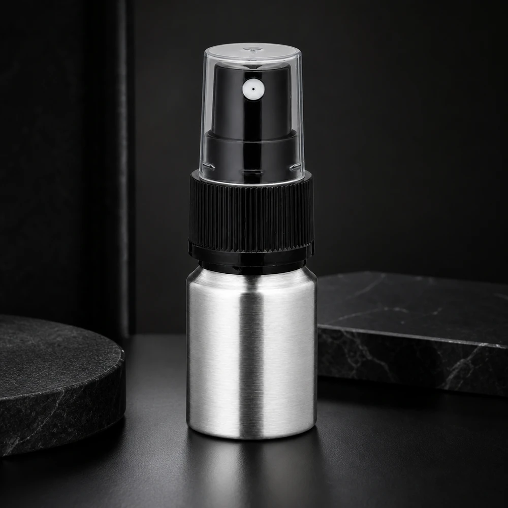 Premium 10ml Aluflasche mit Sprühpumpe - stilvolles Accessoire für edle Parfüm und Duftessenzen