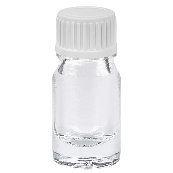 5ml Tropfflasche 0.9mm weiß Standardverschluss ClearLine UT18/5 5ml Tropfflasche 0.9mm weiß Standardverschluss ClearLine UT18/5