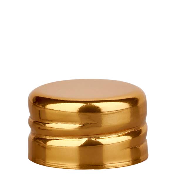 Metall Schraubverschluss gold 13mm UNiTWIST