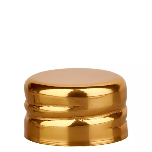 Metall Schraubverschluss gold 13mm UNiTWIST