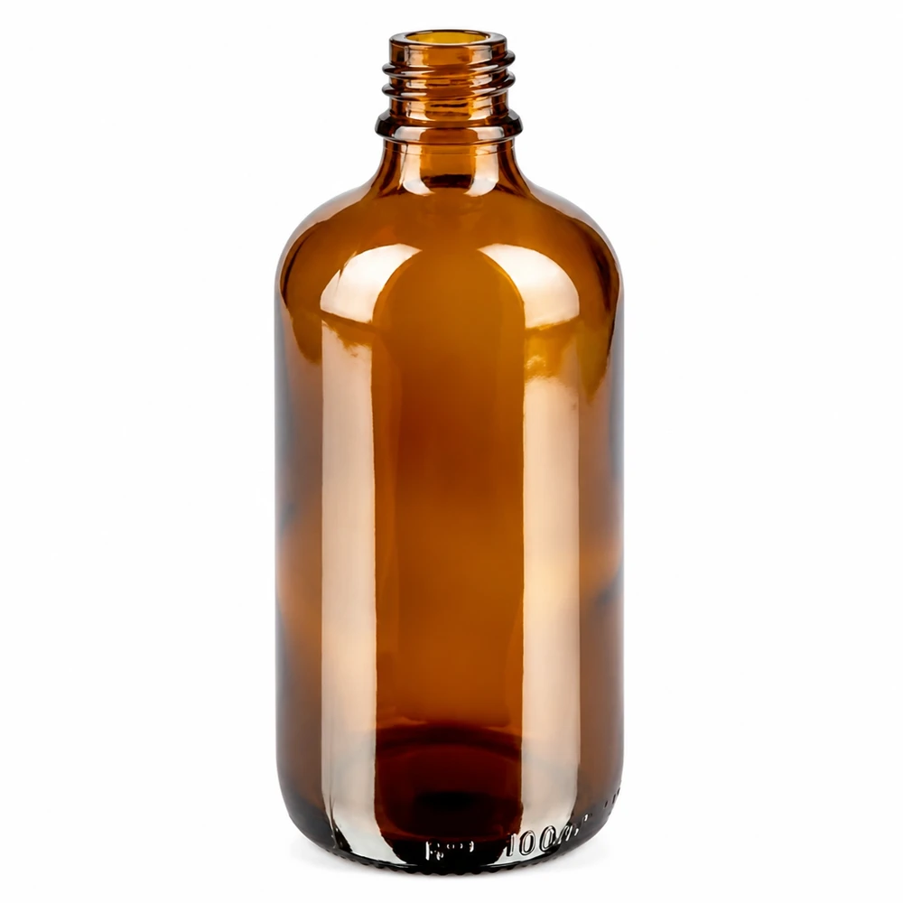 100ml Tropfflasche 2mm schwarz Originalitätsverschluss BrownLine UT18/100 Bernsteinfarbene 100ml Tropfflasche mit UV-Schutz und schwarzem Verschluss für lichtempfindliche Stoffe
