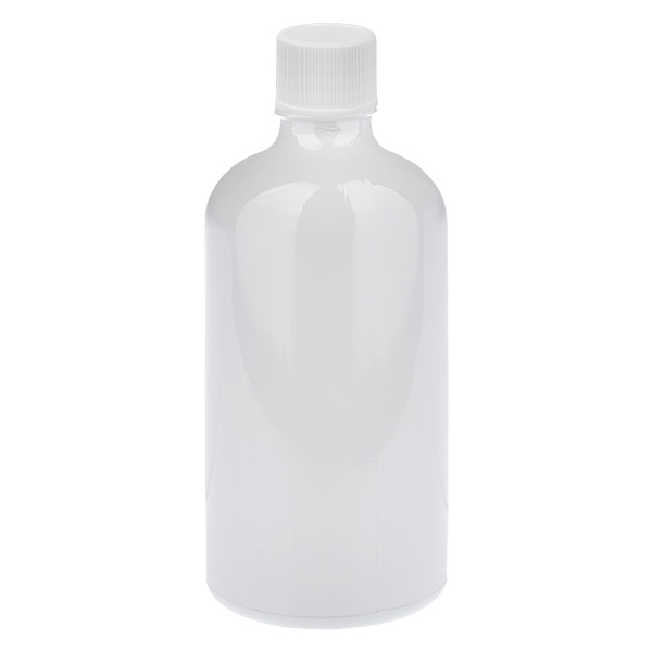100ml Flasche 11mm Schraubverschluss weiß Standard WhiteLine UT18/100 100ml Flasche 11mm Schraubverschluss weiß Standard WhiteLine UT18/100