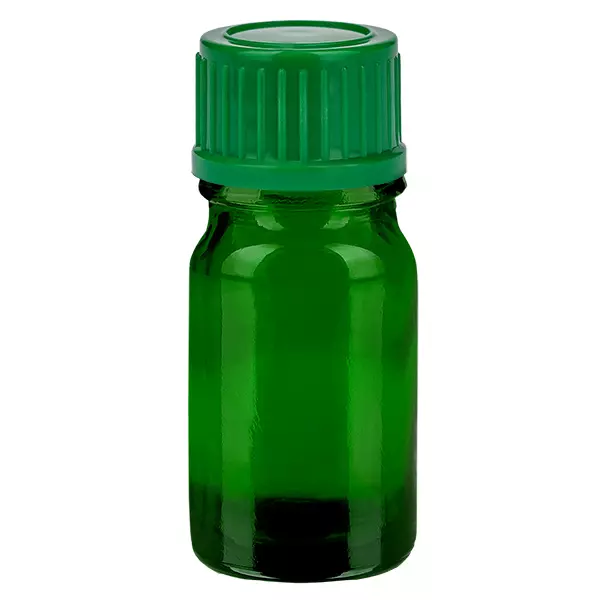 5ml Flasche 11mm Schraubverschluss grün Standard GreenLine UT18/5