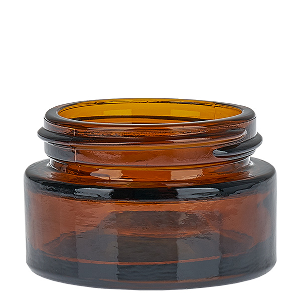 Glastiegel 20ml braun mit Einlegedeckel UNiTWIST Glastiegel 20ml braun mit Einlegedeckel UNiTWIST