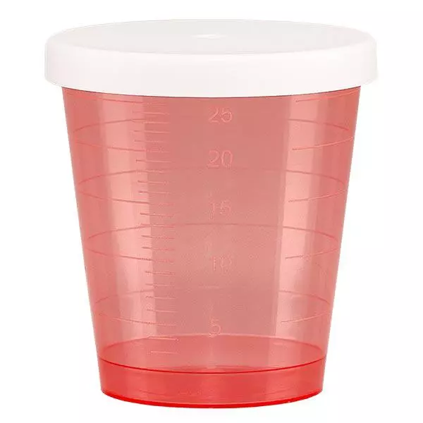 Medikamentenbecher rot 30ml Medikamentenbecher rot 30ml