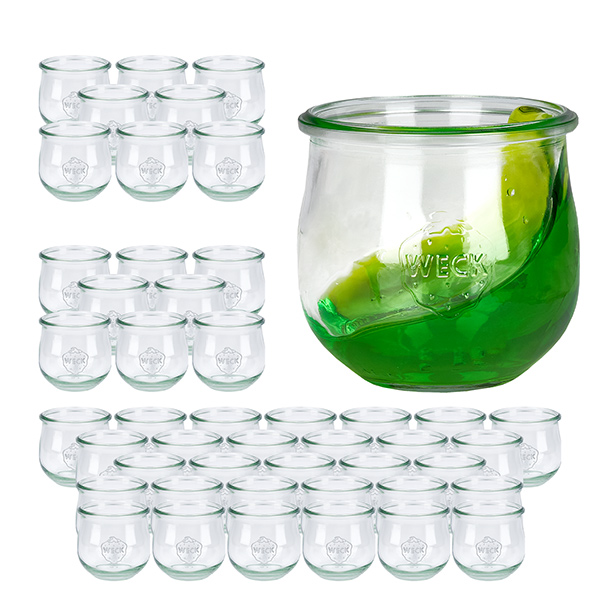 48er Set Weck Gläser 370ml Tulpenglas 48er Set Weck Gläser 370ml Tulpenglas