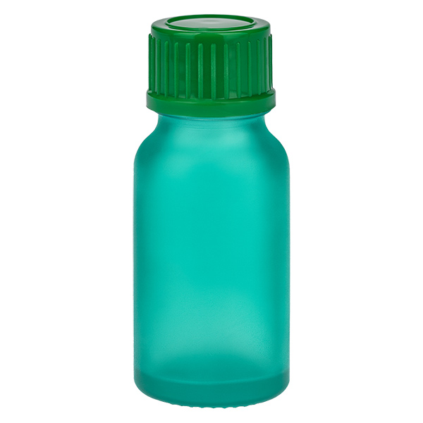 10ml Flasche 11mm Schraubverschluss grün Standard GreenLine UT18/10 10ml Flasche 11mm Schraubverschluss grün Standard GreenLine UT18/10