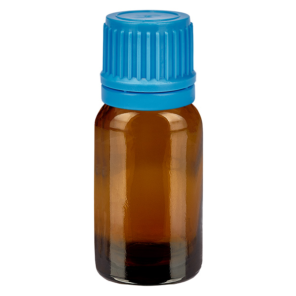 10ml Flasche 11mm Schraubverschluss blau Originalitätsverschluss BrownLine UT18/10