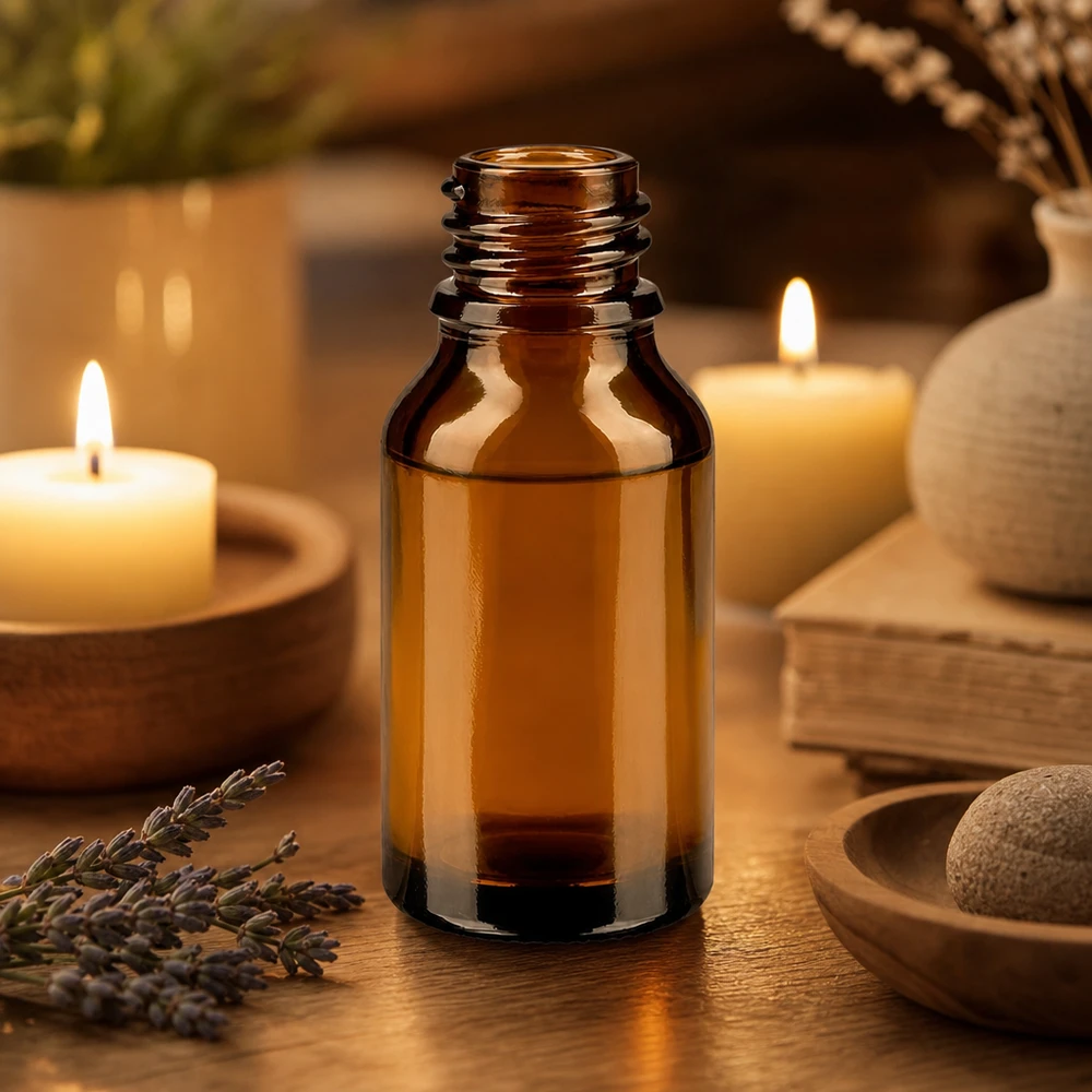 Tropfflasche 15 ml DIN 18 Braunglas Braune 15ml ApoGlas Flasche mit klassischem Design für traditionelle Naturheilkunde