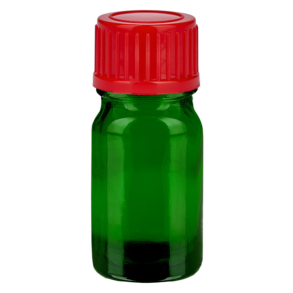 5ml Flasche 11mm Schraubverschluss rot Standard GreenLine UT18/5 5ml Flasche 11mm Schraubverschluss rot Standard GreenLine UT18/5