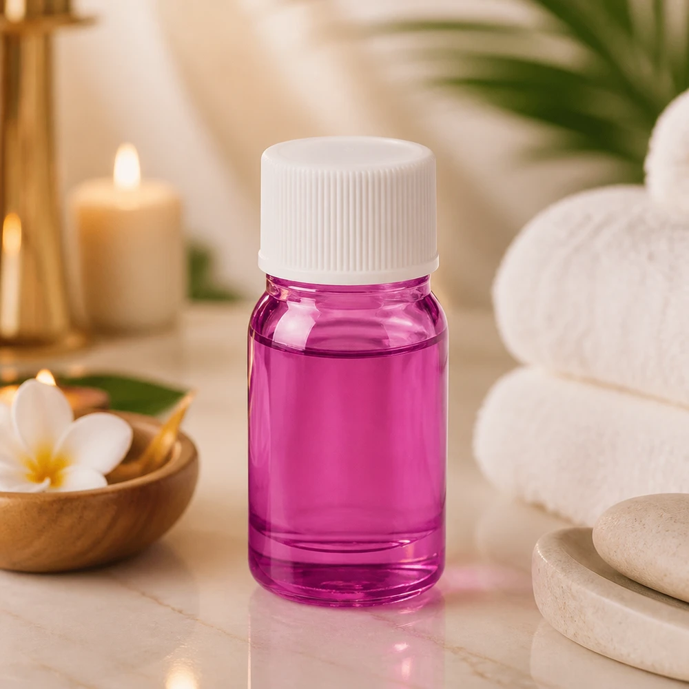 5ml Violettglas-Flasche mit weißem Standard-Schraubverschluss für sichere Aufbewahrung von Wirkstoffen