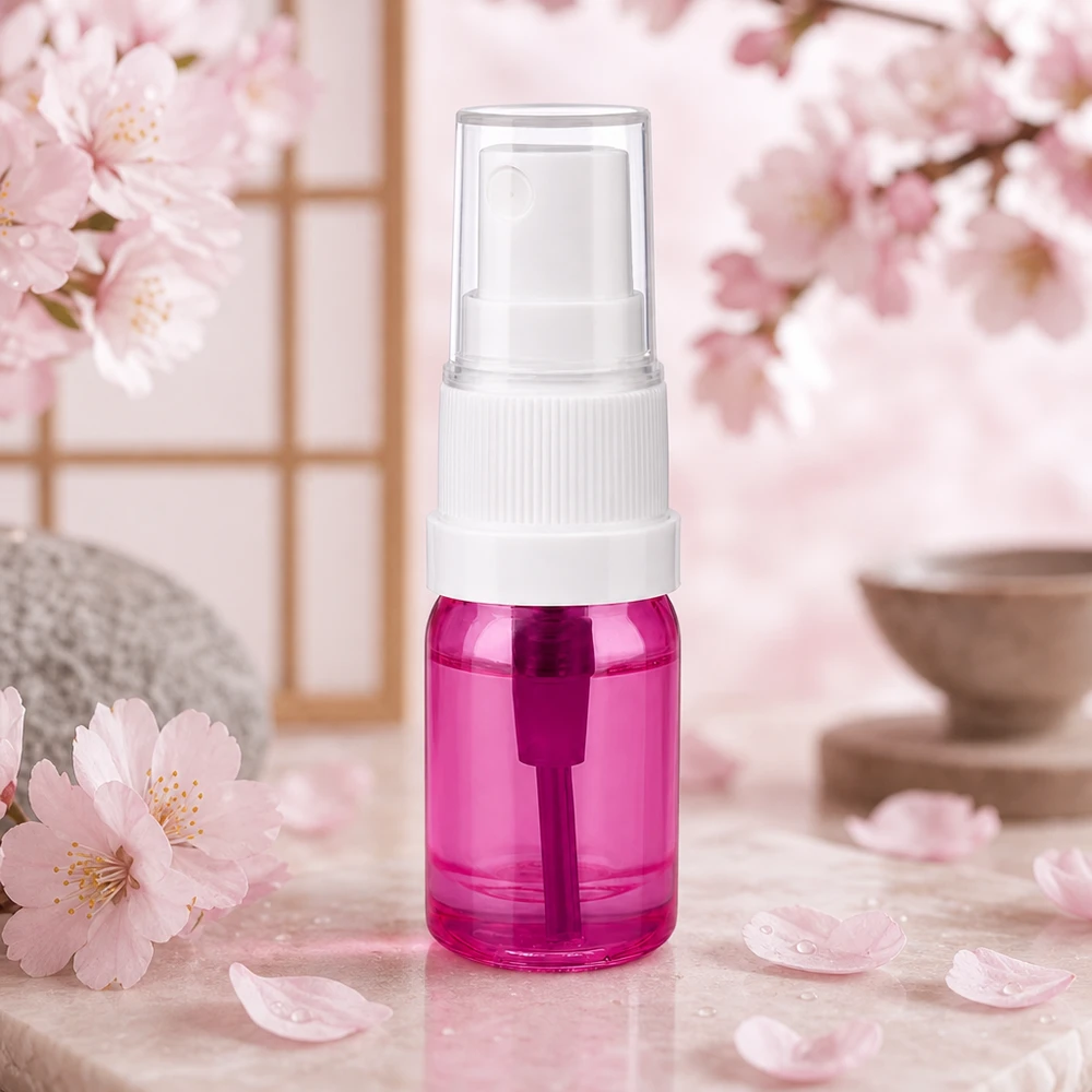 5ml Pocket-Sprayflasche in violett mit weißem Sprühkopf ideal für Parfum-Nachfüllung